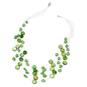 Jewelry - Green Shell, Freshwater Green Pearl Necklaces Jewelry - Green Shell, Freshwater Green Pearl Necklaces